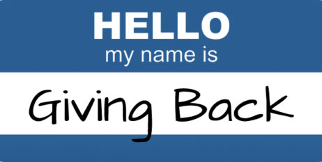 Hello My Name Is Giving Back