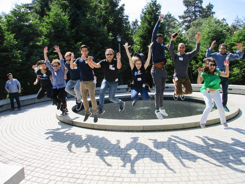 aaa-leap-of-faith with our fun team building events your team leaps into action