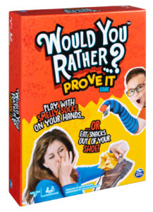 Wise Guys consults on board game content including for Spin Master's popular Would You Rather series