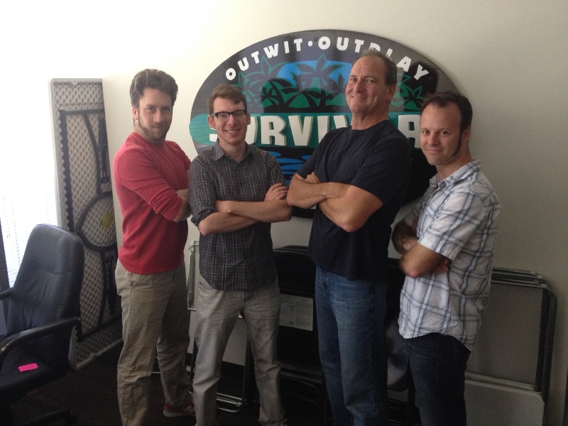 Wise Guys Events in the Survivor challenge room pitching reward and immunity challenges