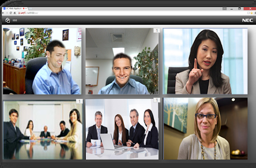 Remote team building participants on their laptop screens